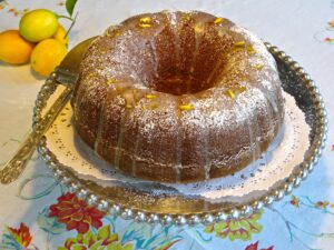 A bundt cake